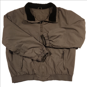 Covington Men's Brown Field Jacket with Black Collar